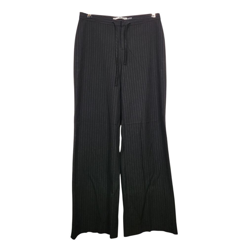 Vintage y2k Old Navy Outlet Stretch Pin Stripe Office Core Pants Bottoms Sz 6